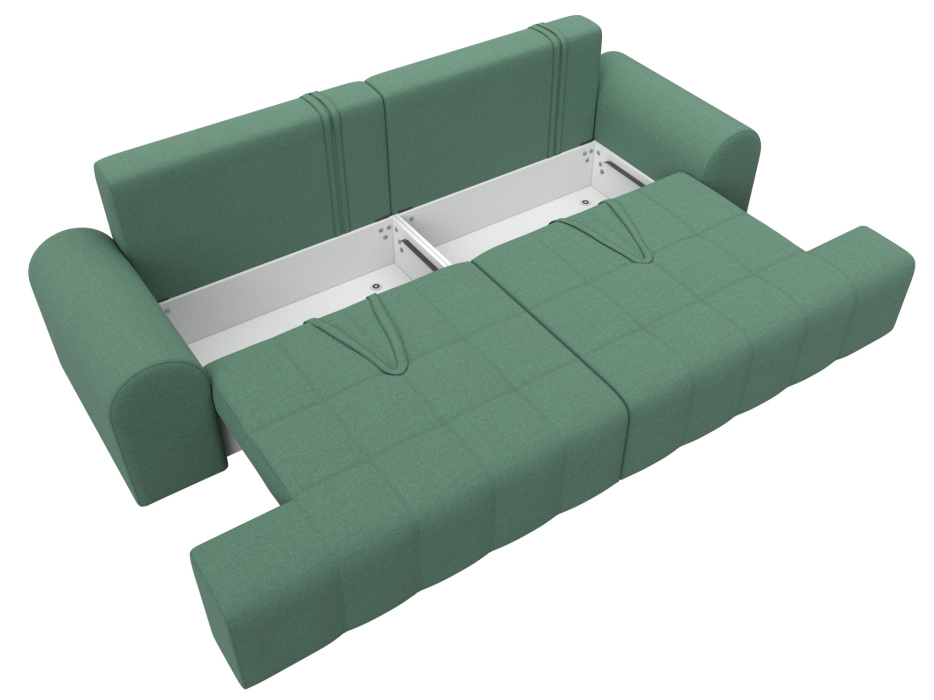 Диваны еврокнижки, Диван прямой Лига-080, рогожка Амур