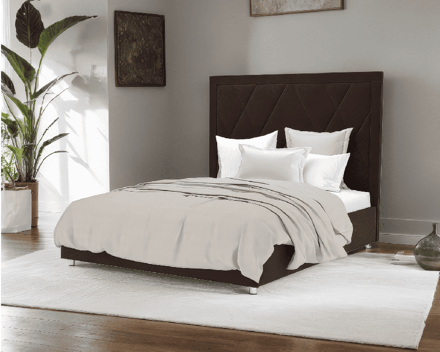 Мягкая кровать, Кровать Треви 160 см (Велюр)