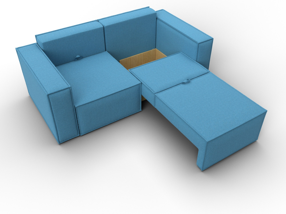 Диваны кровати со спальным местом, Диван прямой Куба мини, рогожка Амур