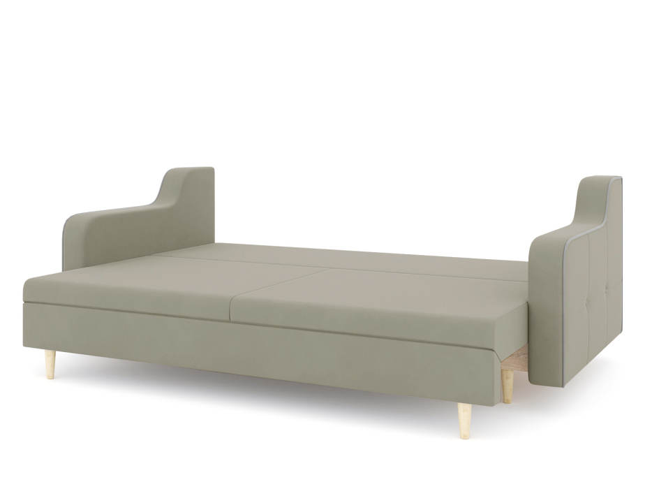 Диваны еврокнижки, Диван-кровать еврокнижка-пантограф Оникс, велюр