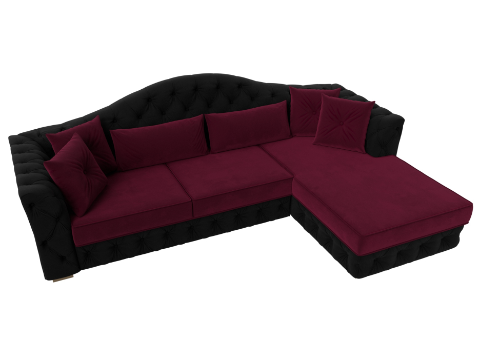 Диваны угловые в гостиную, Диван угловой Артис правый угол, микровельвет