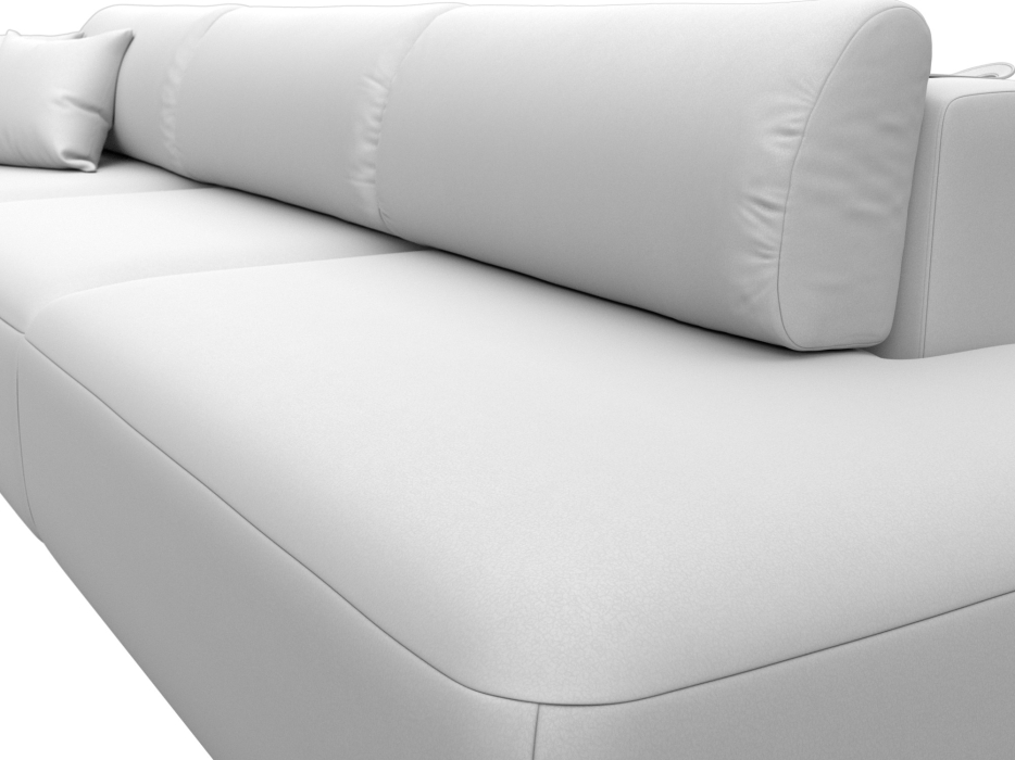 Диваны еврокнижки, Диван прямой Лига-036 НПБ Модерн Лонг подлокотник слева, экокожа GRIFON