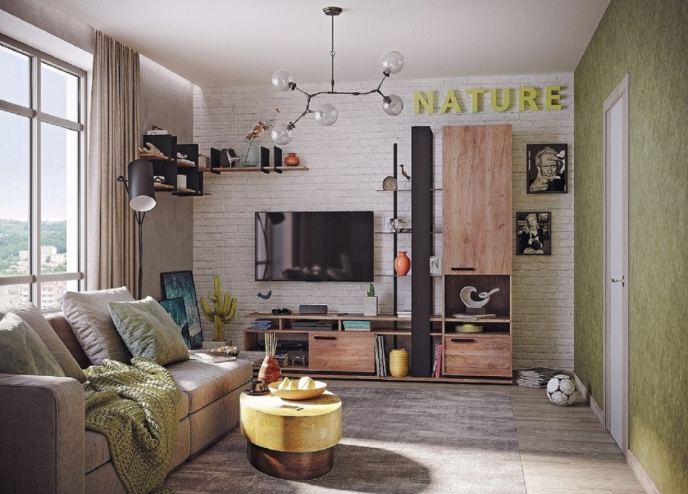 Стенки для гостиной, Гостиная Nature. Комплект 2