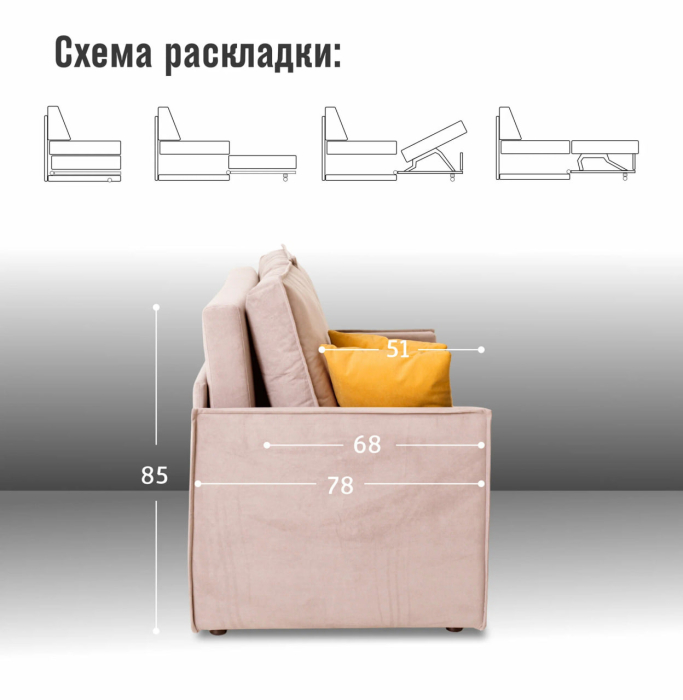 Диваны с ящиком для белья, Диван - кровать Бонн