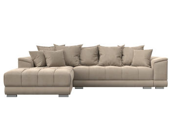 Угловой диван НордСтар левый угол, велюр