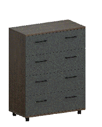 Модульная система Грейс Комод КМ-5011  Гикори Джексон Темный