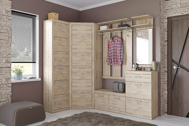 Шкафы распашные, Шкаф 1DM OSKAR