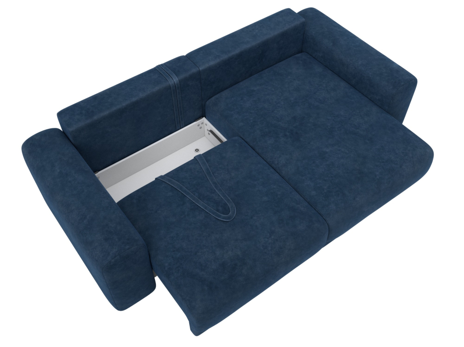 Диваны угловые в гостиную, Диван угловой Лига-056 НПБ угол универсальный, велюр BRUT