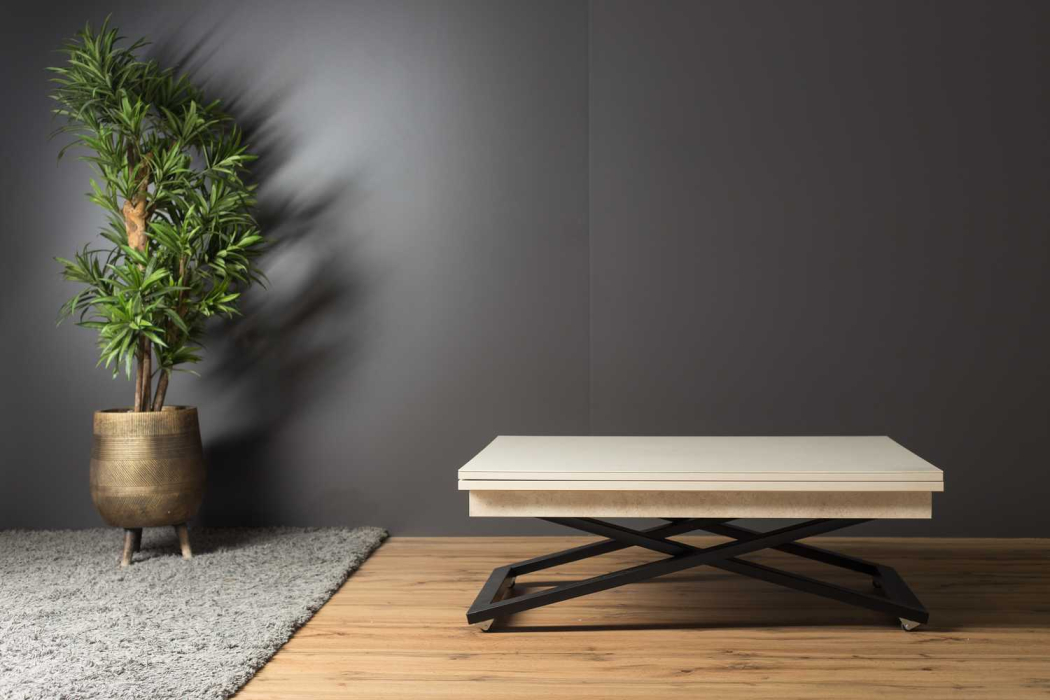 Обеденные столы, Стол-трансформер Cross (черный)