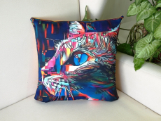 Декоративные подушки, Подушка Кот Пикассо Мозаика 1