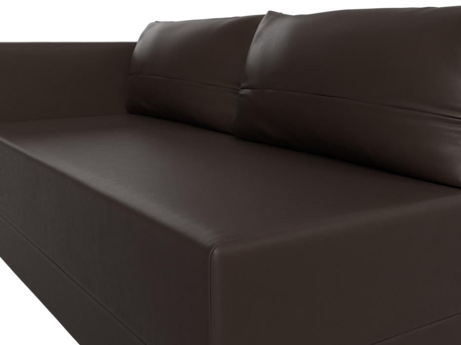 Кушетка диван, Кушетка Никас левая, экокожа