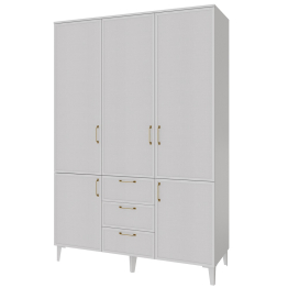 Шкаф трехстворчатый с ящиками Толедо ТШ-24