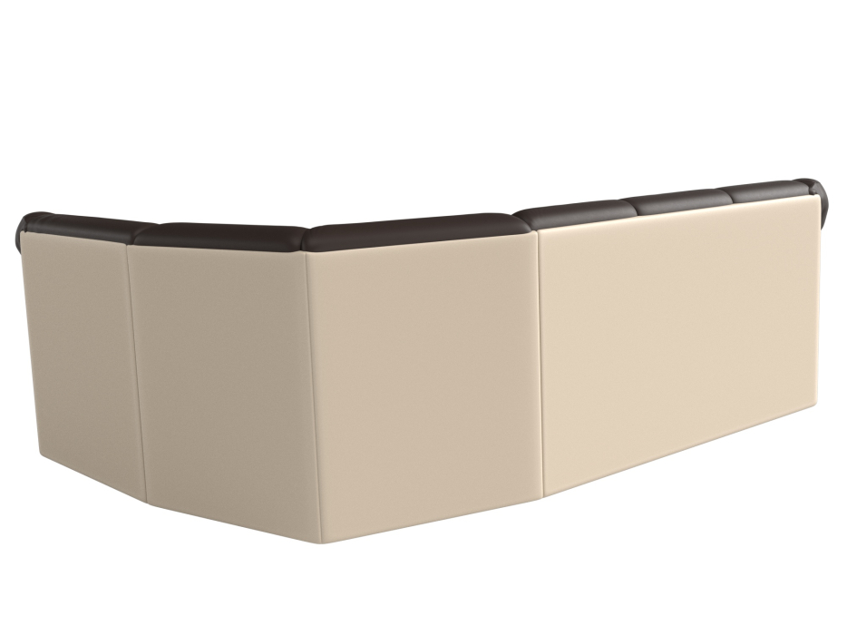 Диваны угловые в гостиную, Диван угловой Карнелла правый угол, экокожа