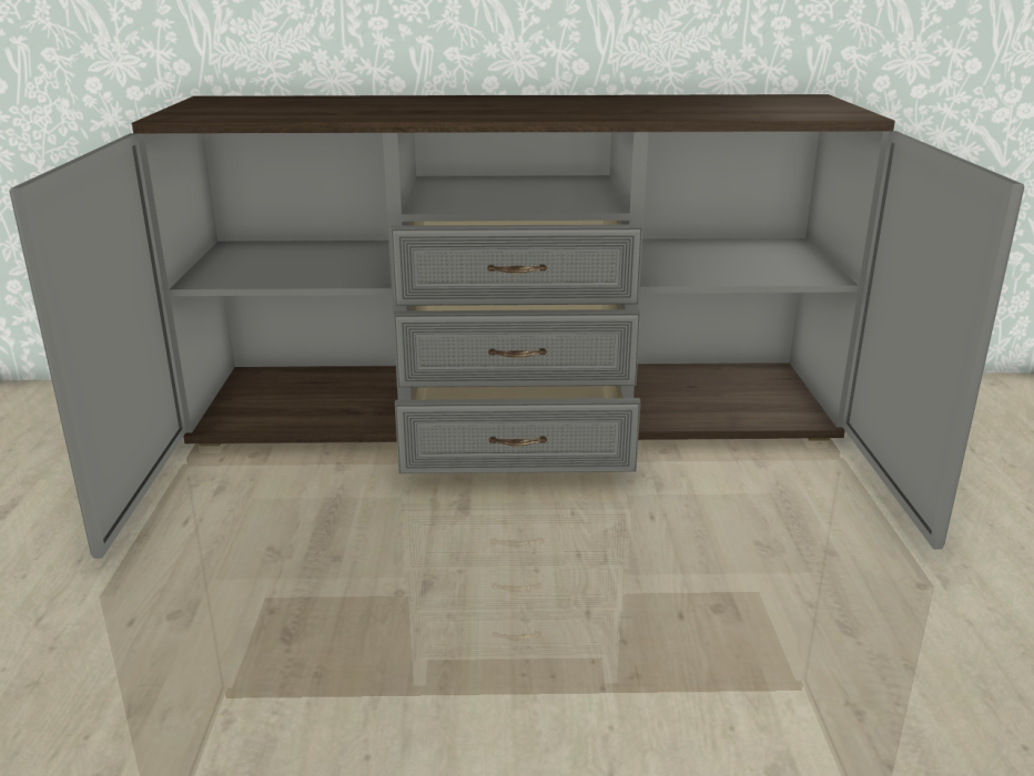 ТВ-тумбы, Модульная система Карина Тумба ТБ-1011