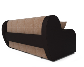 Диван аккордеон Барон ППУ 155х200 Микровелюр/Экокожа