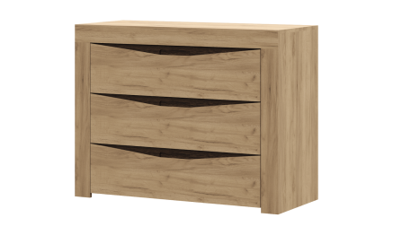 Комод 3 ящика КМ-701 спальня Паола
