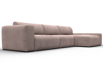 Диван угловой Лига-066 НПБ Лонг угол правый, велюр TOWER