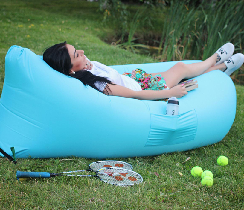 Бескаркасные диваны, Надувной шезлонг (ламзак, биван) Airpuf