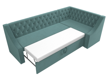 Кухонный угловой диван Мерлин правый угол велюр