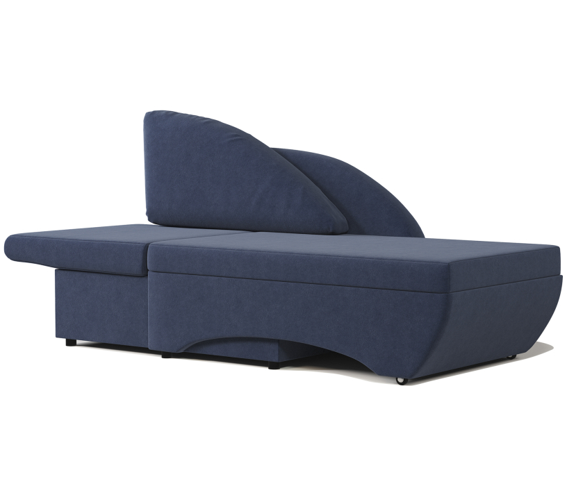 Диваны прямые кухонные, Кушетка Трио левый, велюр