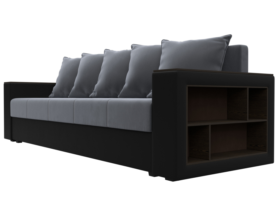 Диваны прямые, Диван прямой Дубай Лайт, велюр/экокожа