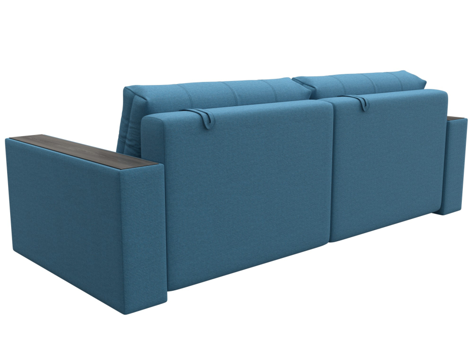 Диваны еврокнижки, Диван прямой с декором Лига-049 НПБ, рогожка Амур