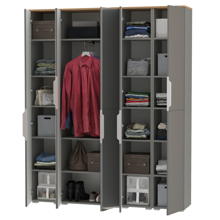 Прихожие, Набор шкафов для компактной прихожей Октава № 2