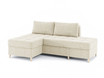 Диван-кровать угловой Оливер 2 еврокнижка-трансформер, рогожка Люкс