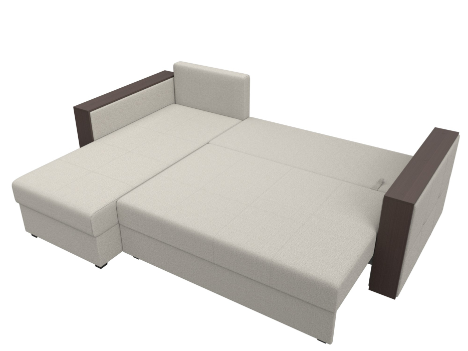 Диваны угловые в гостиную, Диван угловой Валенсия Лайт левый угол, рогожка Амур