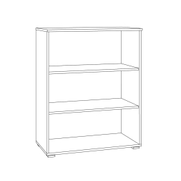 Шкаф-витрина 16.394.01 Остин Серый Графит