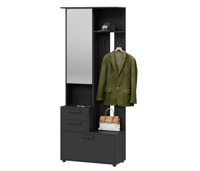 С зеркалом, Витра шкаф-секция комбинированная тип 1