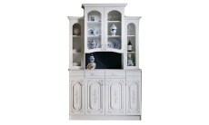 Серванты, Буфет Лиза 2 четырёхстворчатый (белый глянец/белый)