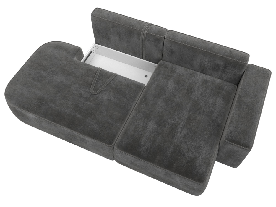 Диваны угловые в гостиную, Диван угловой Лига-065 угол правый, велюр TOWER