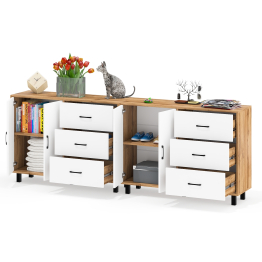 Два комода РВК 123-1204 с ящиками и дверками