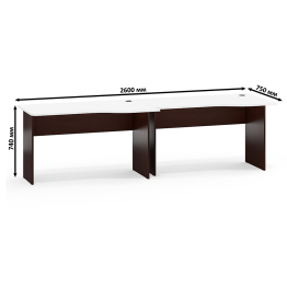 Два стола письменных Мебельный Двор МД 1.04