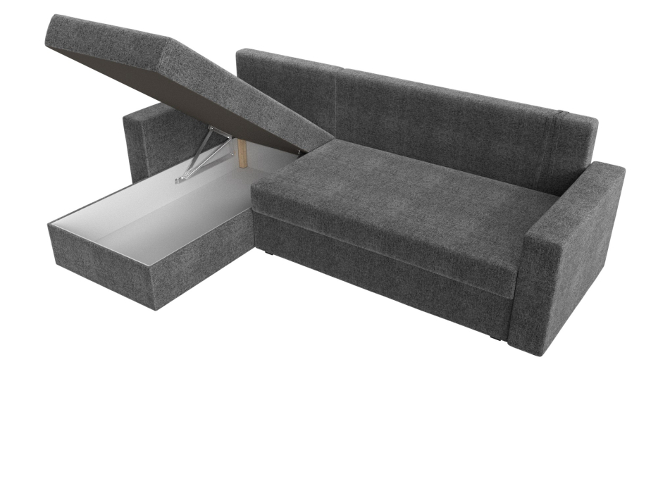 Диваны угловые в гостиную, Угловой диван Траумберг Лайт левый угол, рогожка