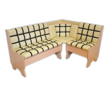 Кухонные уголки, Угловая скамья Комфорт-Лучиана 17 светлый