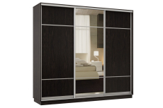 Шкафы-купе 3-х дверные, Шкаф-купе Премьер Лайт 62 (08;11;08) трехдверный