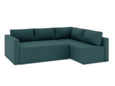 Диваны угловые в гостиную, Диван-кровать угловой Мансберг дельфин, велюр