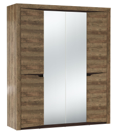 Шкаф для одежды с полками Лючия 33.01 4х дв.