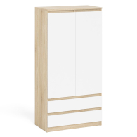 Шкафы двухстворчатые, Шкаф-комод два ящика и две дверки Мори МШ900.1