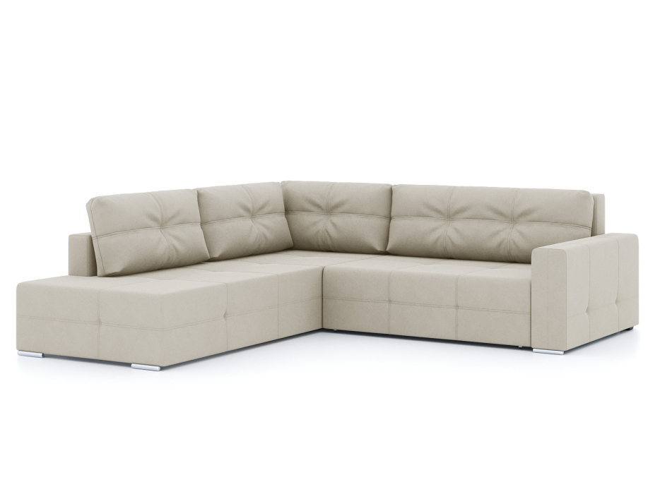 Диваны угловые в гостиную, Диван-кровать угловой Леос НПБ, велюр