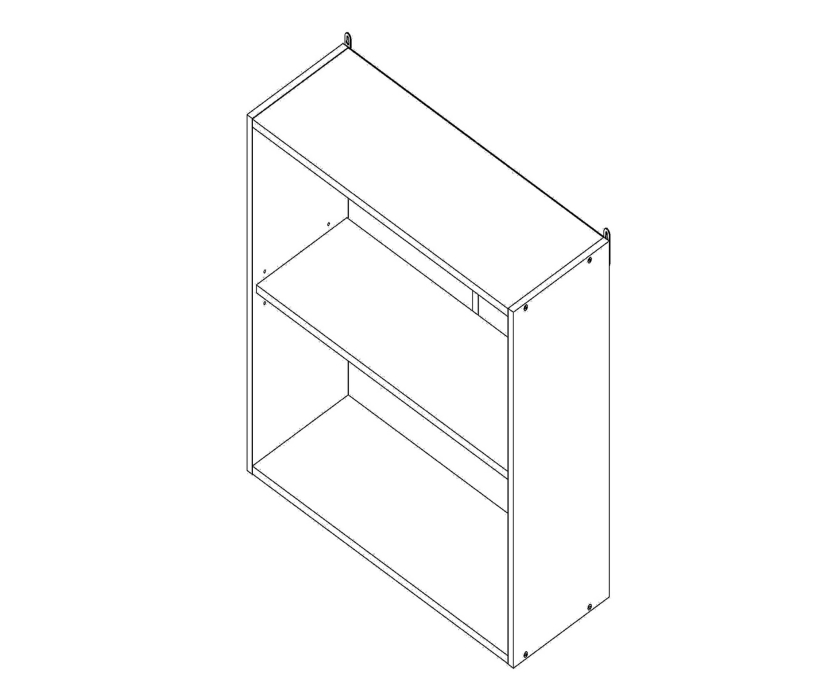 Навесные, Шкаф навесной 80 см Дуэт СТЛ.316.03 