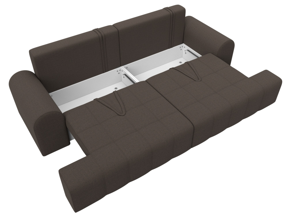 Диваны еврокнижки, Диван прямой Лига-080, рогожка Амур