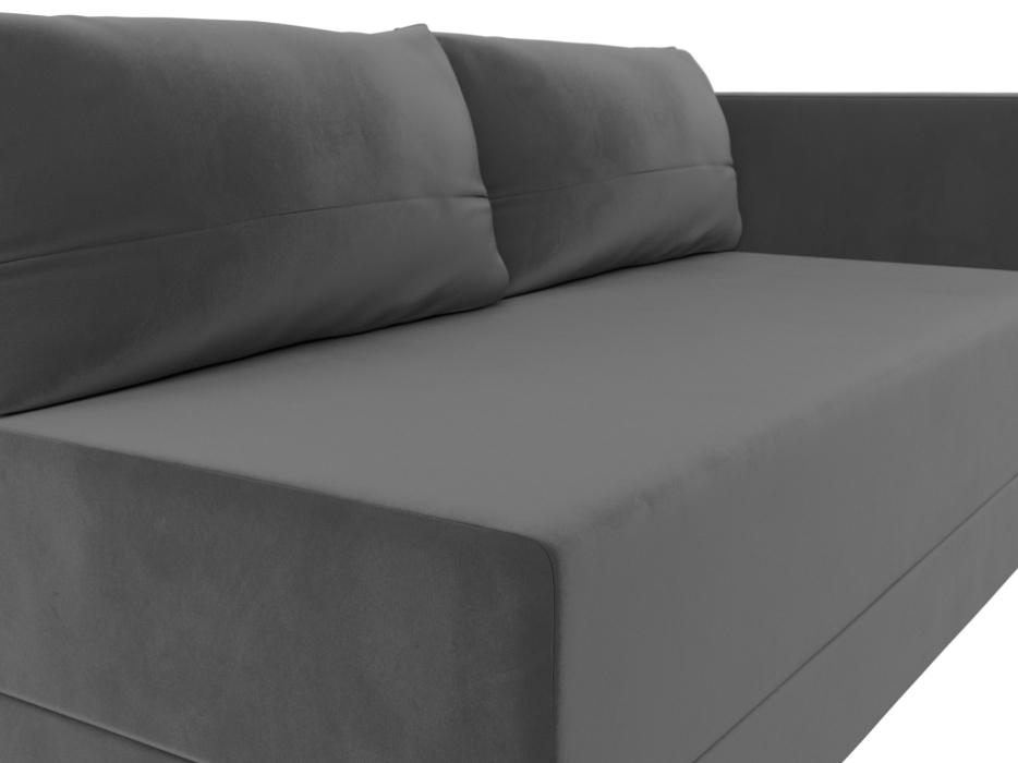 Кушетка диван, Кушетка Никас правая, велюр