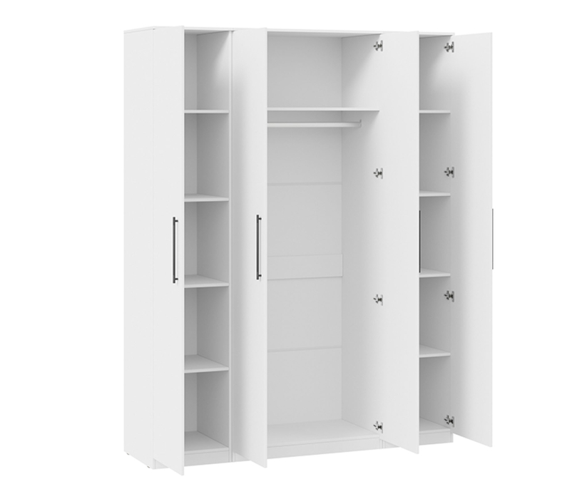 Шкафы распашные, Агата шкаф комбинированный с 4-мя дверями