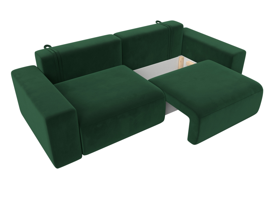 Диваны еврокнижки, Диван прямой Лига-036 Классик, велюр