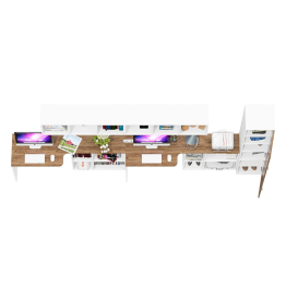 Домашний офис для двоих человек Лидер-8 № 22