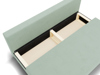 Прямой диван Сияние,НПБ,еврокнижка,велюр