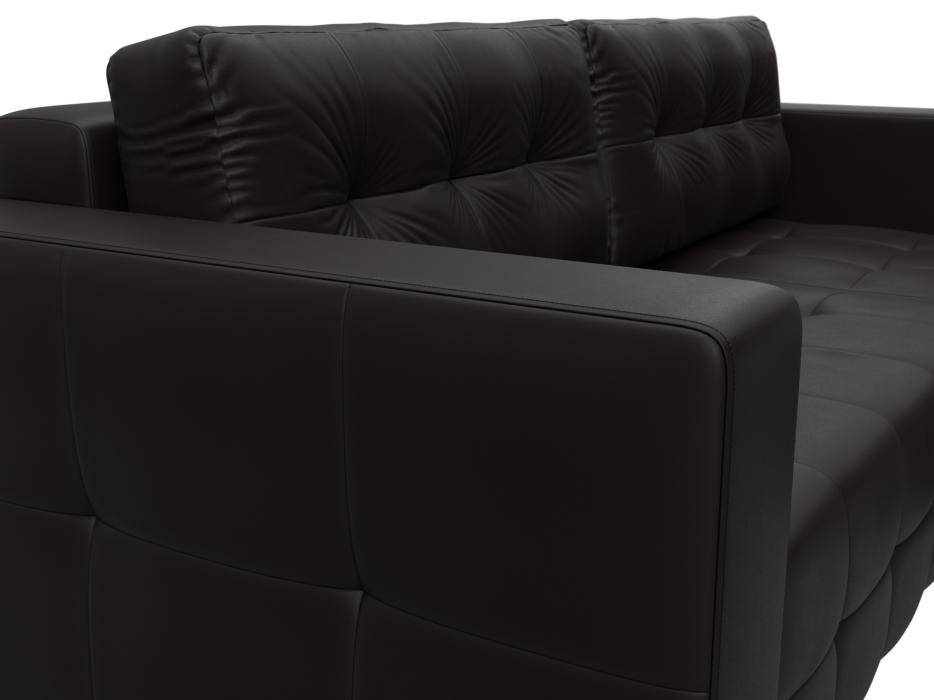 Диваны угловые в гостиную, Диван угловой Лига-075 угол универсальный, экокожа GRIFON